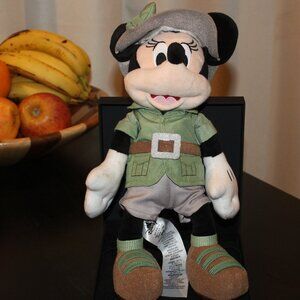 Disney Plush - Minnie Mouse Safari - Animal Kingdom - 14'' NWT